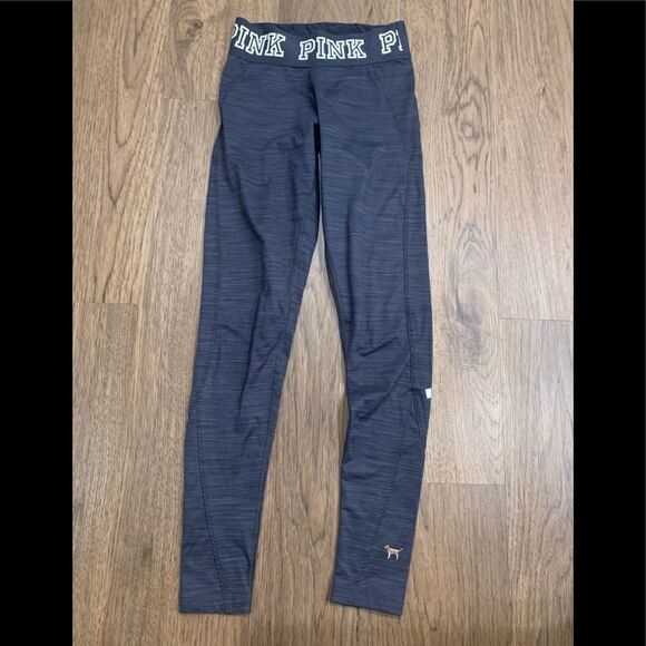 PINK | Dark Gray Ultimate Fleece Lined Leggings - Picture 1 of 3